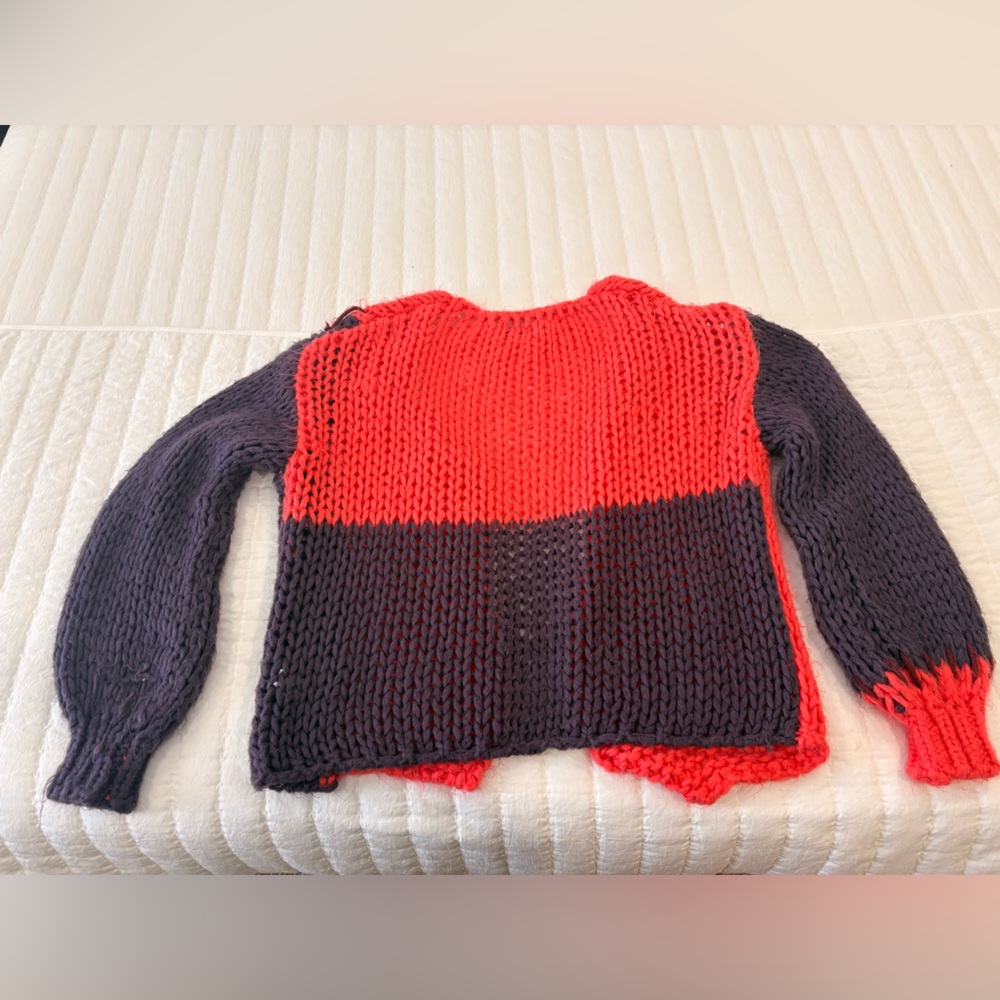 Colorblock Patchwork Cardigan - Picture 2 of 3